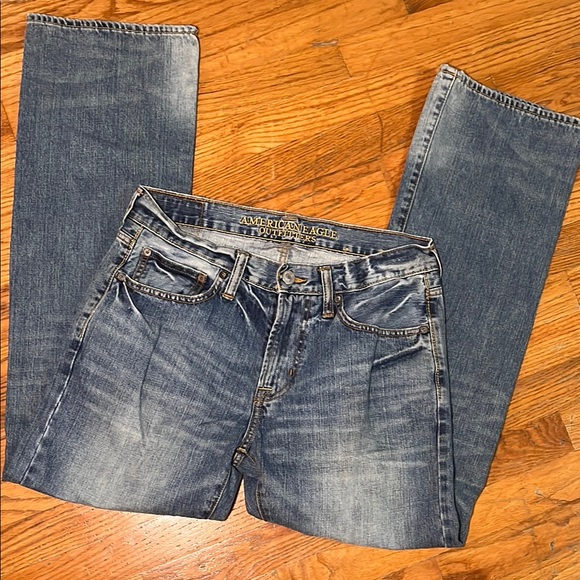 American Eagle Outfitters Denim - American Eagle Outfitters Blue Relaxed Jeans